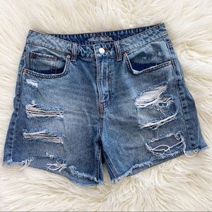 Wild Fable High-Rise Distressed Jean Shorts